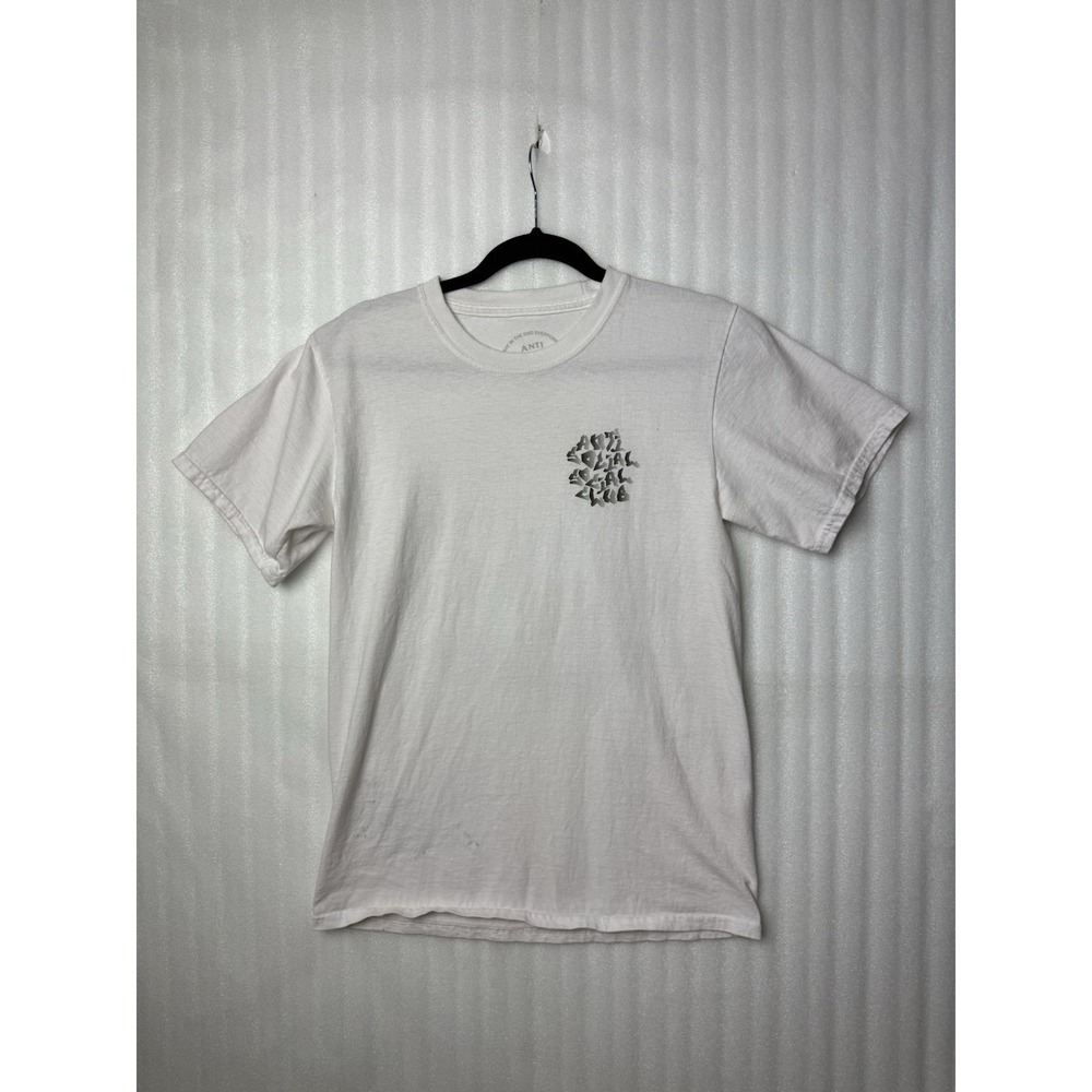 Anti Social Social Club Cry Out Loud Tee Men's Size Small White Fade Gradient